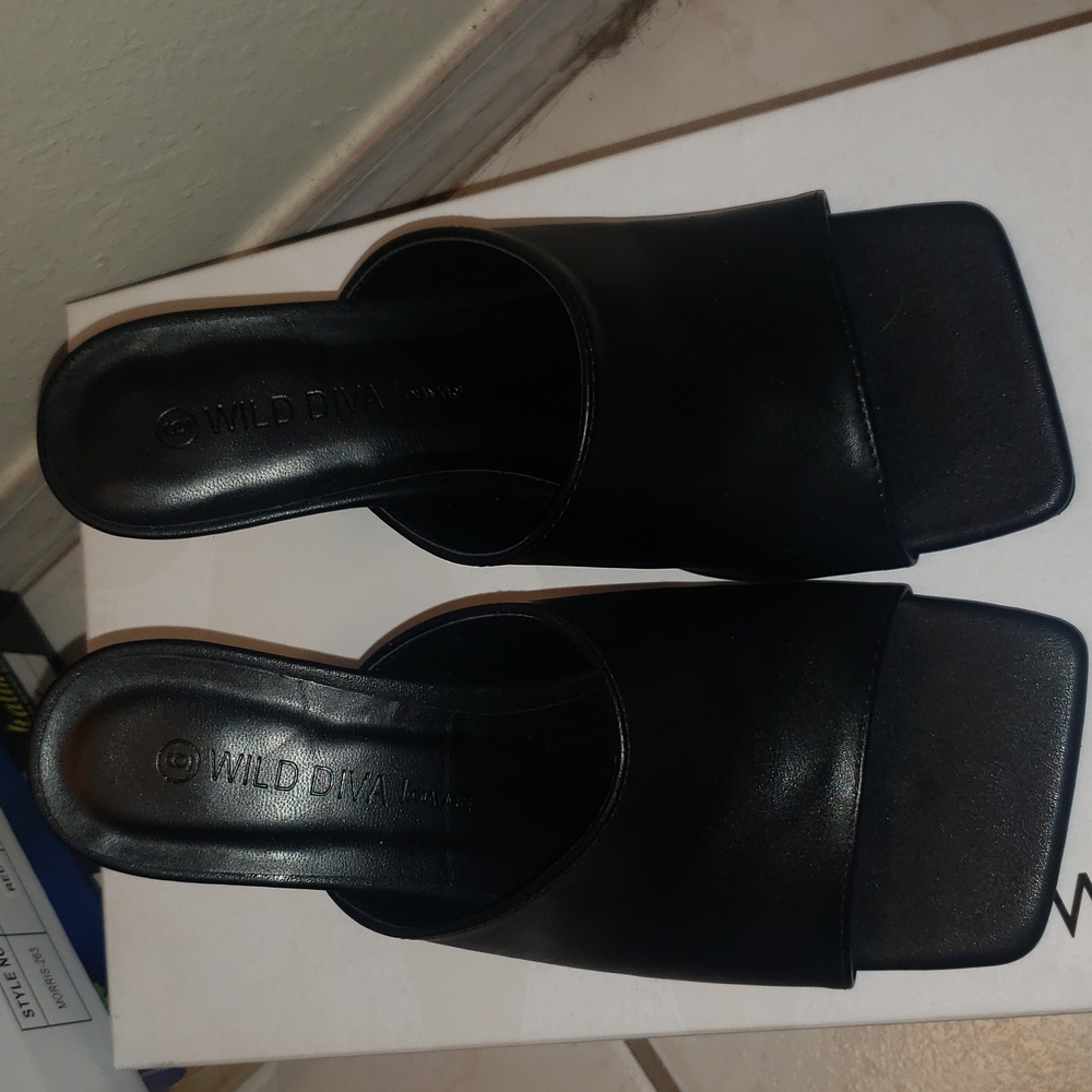 Black heels